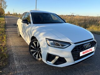 2021 Audi A4 40 TFSI V (B9) Рестайлинг, белый, 2550000 рублей, вид 2
