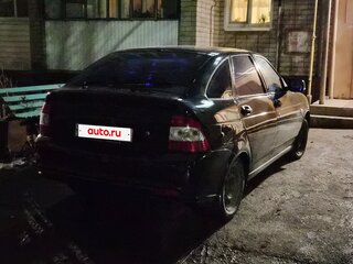 2008 Lada (ВАЗ) Priora I, чёрный, 390000 рублей, вид 4
