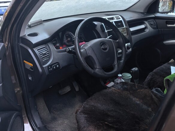 2007 Kia Sportage II, коричневый, 700000 рублей - вид 7
