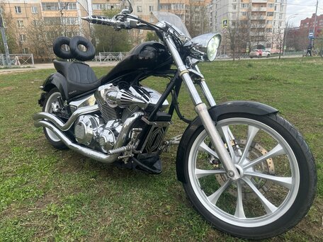 2011 Honda VT 1300CX Fury, чёрный, 660000 рублей, вид 4