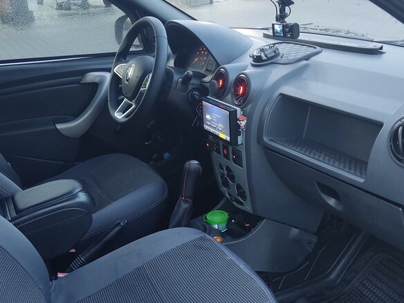 2006 Renault Logan I, синий, 390000 рублей - вид 5