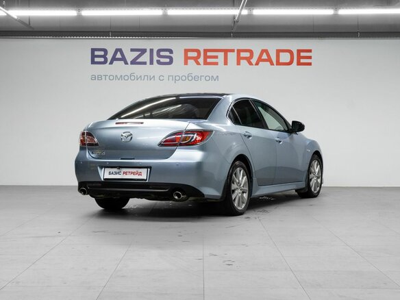 2011 Mazda 6 II (GH) Рестайлинг, голубой - вид 4