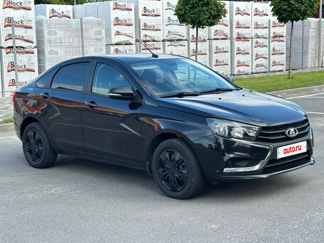 2017 Lada (ВАЗ) Vesta I, чёрный, 850000 рублей, вид 1