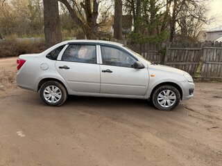 2015 Lada (ВАЗ) Granta I, серебристый, 380000 рублей, вид 4