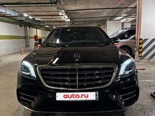 2019 Mercedes-Benz S-Класс 450 Long VI (W222, C217) Рестайлинг, чёрный, 4999000 рублей, вид 3