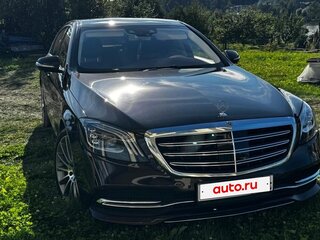 2019 Mercedes-Benz S-Класс 560 Long VI (W222, C217) Рестайлинг, чёрный, 8000000 рублей, вид 3
