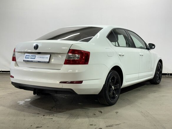2013 Skoda Octavia III (A7), белый - вид 4