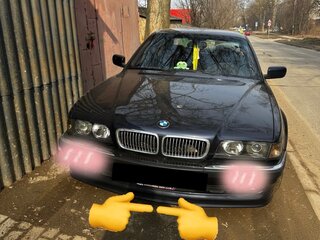 1996 BMW 7 серии 728i III (E38), синий, 750000 рублей, вид 5