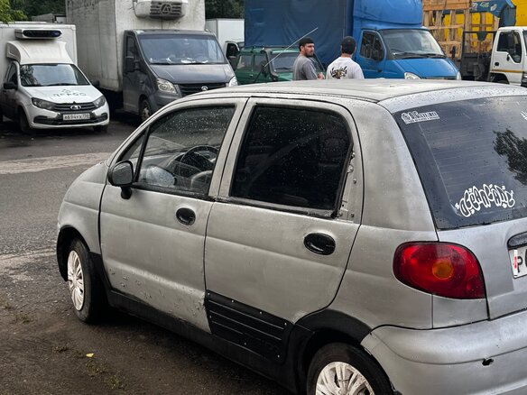 2008 Daewoo Matiz I Рестайлинг, серебристый - вид 2