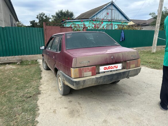 1997 Lada (ВАЗ) 21099, красный, 60000 рублей - вид 2