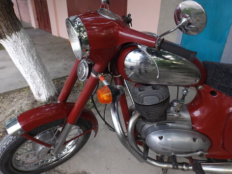 1967 Jawa 350/360, пурпурный, 250000 рублей, вид 2
