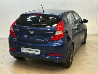 2015 Hyundai Solaris I Рестайлинг, синий, 1040000 рублей, вид 4