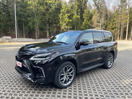 2019 Lexus LX 570 III Рестайлинг 2, чёрный, 8600000 рублей, вид 1