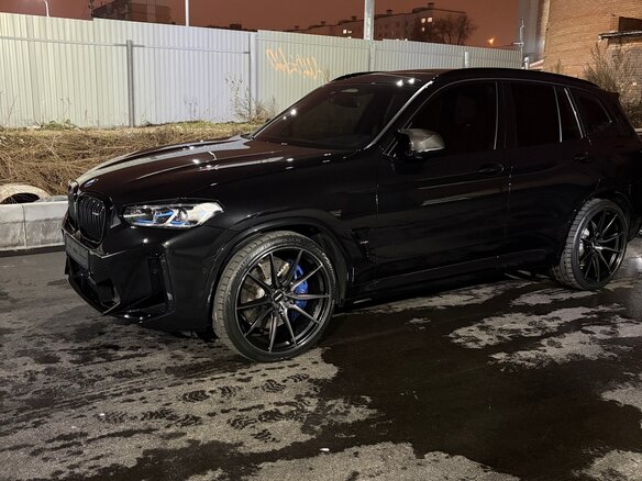 2023 BMW X3 M Competition I (F97) Рестайлинг, чёрный - вид 8