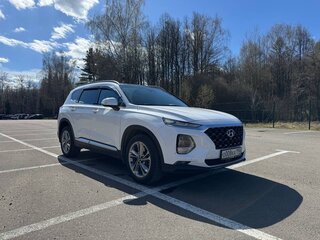 2019 Hyundai Santa Fe IV, белый, 3555000 рублей, вид 2
