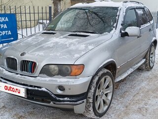2001 BMW X5 3.0i I (E53), серебристый, 770000 рублей, вид 1