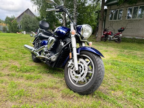 2007 Yamaha XVS1300, синий, 600000 рублей