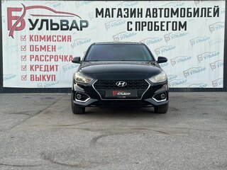 2017 Hyundai Solaris II, чёрный, 1070000 рублей, вид 2