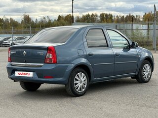 2011 Renault Logan I Рестайлинг, синий, 395000 рублей, вид 2