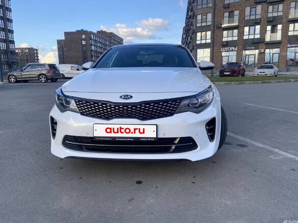 2017 Kia Optima IV, белый, 1850000 рублей - вид 1