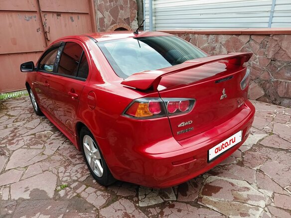 2008 Mitsubishi Lancer X, красный, 680000 рублей - вид 5
