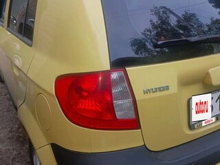 2008 Hyundai Getz I Рестайлинг, жёлтый, 455000 рублей, вид 4