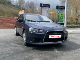 2011 Mitsubishi Lancer X Рестайлинг, синий, 535000 рублей, вид 1