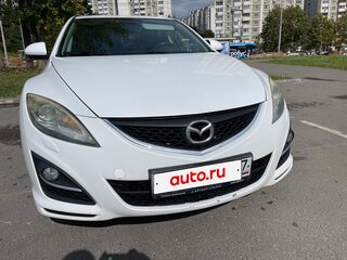 2011 Mazda 6 II (GH) Рестайлинг, белый, 865000 рублей, вид 2