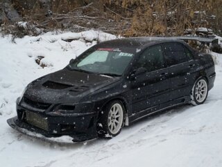 2002 Mitsubishi Lancer Evolution VII, чёрный, 1600000 рублей, вид 1
