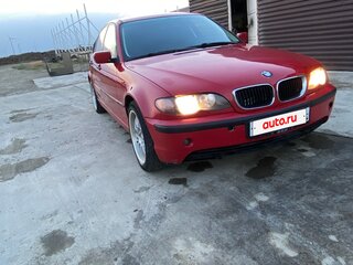 2002 BMW 3 серии 318i IV (E46) Рестайлинг, красный, 600000 рублей, вид 4