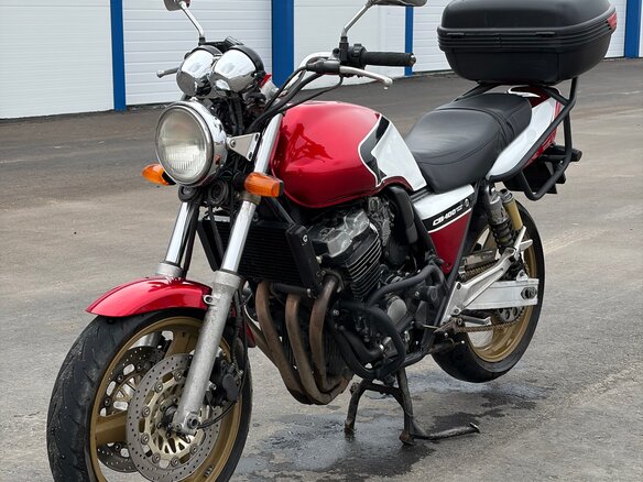 1999 Honda CB 400 Super Four, красный, 240000 рублей
