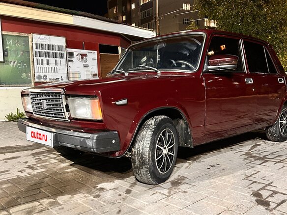 2006 Lada (ВАЗ) 2107, красный, 170000 рублей - вид 1