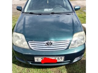 2004 Toyota Corolla IX (E120, E130), зелёный, 280000 рублей, вид 1