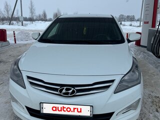 2016 Hyundai Solaris I Рестайлинг, белый, 820000 рублей, вид 2
