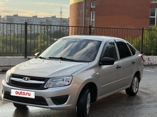 2015 Lada (ВАЗ) Granta I, серебристый, 330000 рублей, вид 1