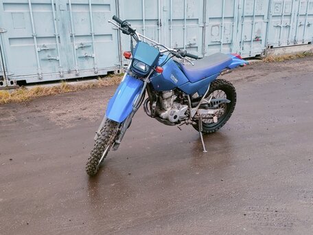 2002 Yamaha XT225 Serow, синий, 179000 рублей, вид 1