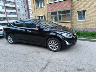 2014 Hyundai Elantra V (MD) Рестайлинг, чёрный, 1550000 рублей, вид 2