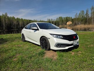 2020 Honda Civic X Рестайлинг, белый, 1350000 рублей, вид 2