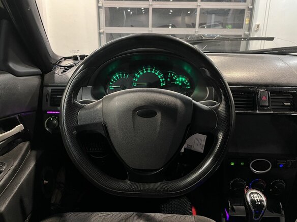 2008 Lada (ВАЗ) Priora I, чёрный - вид 9