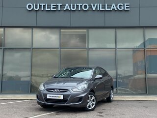 2011 Hyundai Solaris I, чёрный, 593000 рублей, вид 1