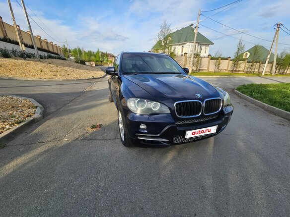2009 BMW X5 30d II (E70), синий, 1610000 рублей - вид 12