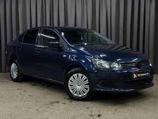 2012 Volkswagen Polo V, синий, 619777 рублей, вид 3