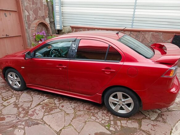 2008 Mitsubishi Lancer X, красный, 680000 рублей - вид 6
