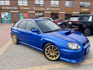 2004 Subaru Impreza WRX II Рестайлинг 1, синий, 1590000 рублей, вид 3