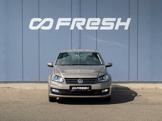 2018 Volkswagen Polo V Рестайлинг, бежевый, 1175000 рублей, вид 3