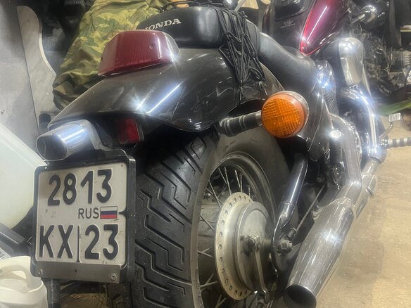 1999 Honda Steed 400, чёрный, 290000 рублей - вид 8