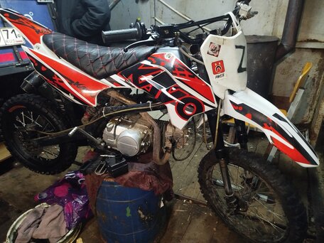 2016 Kayo Basic TT125, красный, 55000 рублей, вид 4