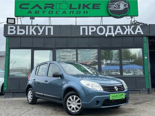 2012 Renault Sandero I, голубой, 549000 рублей, вид 1