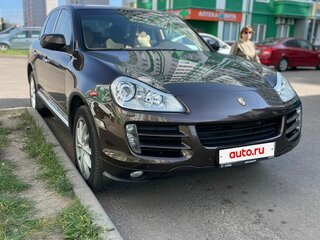 2009 Porsche Cayenne Diesel I Рестайлинг (957), коричневый, 1720000 рублей, вид 5