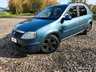 2010 Renault Logan I Рестайлинг, синий, 450000 рублей, вид 1